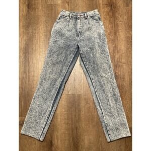 Wrangler Jeans Womens 9 x 31 High Rise Acid Wash Bareback Western Rodeo HEMMED